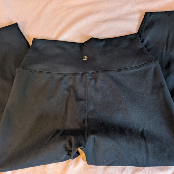 Balance Collection Black Cross Waist Legging Size Large - Picture 5 of 6